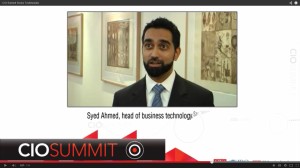 Syed Ahmed - CIO Summit Testimonial
