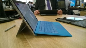 Surface Pro 3 kickstand and keyboard